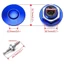 YRBWD 1 Cái Nút Nhấn, Bộ Thân Xe Nhôm Cản Trước Hood Pin, Phụ Kiện Ô Tô Đa Năng Chốt Kẹp Phát Hành Nhanh Động Cơ Bonnet Khóa