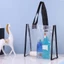 Túi Tote MARGREDY, Túi mua sắm mỹ phẩm ngâm trong suốt, Túi quà tặng PVC Túi thạch nhựa
