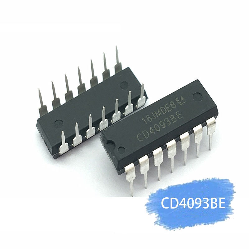 10PCS CD4093BE CD4093 4093 DIP-14 TI CHIP GiJ*RR