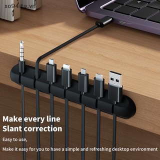 Xoitu Dụng Cụ Cố Định Dây Cáp usb Bằng Silicon Linh Hoạt Cho Chuột / Bàn Phím vn