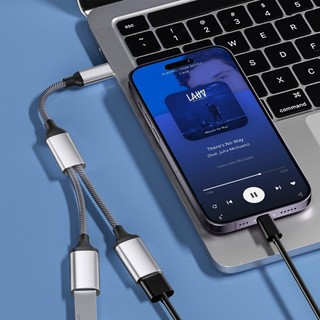 EZ Compact USB C Male to Double USB C Female Splitter Cable Tốc độ dữ liệu 480Mbps