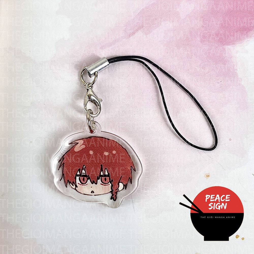 ( BIỂU CẢM ) Dây treo điện thoại BLUE LOCK mica acrylic móc khóa anime nagi chigiri isagi bachira kaiser ness móc khóa