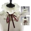 Mya Nữ Voan Ruffle Cổ Giả Ruy Băng Choker Khăn Choker Victoria Halloween Trang Phục