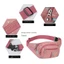 Túi đeo vai ngực MONOSTYLE, Túi đeo thắt lưng chống nước Fanny Pack, Chữ dập nóng Túi đeo chéo phong cách Hàn Quốc nhẹ đa chức năng