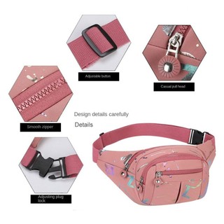 [Còn hàng] Túi đeo vai ngực NOOKSTORY, Túi đeo thắt lưng đa chức năng Fanny Pack, Túi đeo chéo chữ dập nóng chống nước nhẹ kiểu Hàn Quốc
