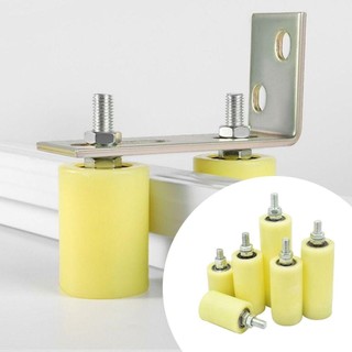 [COD] Con lăn dẫn hướng cổng trượt SCANDIFY, Hỗ trợ lắp ráp cổng mang đôi Nylon, Bánh xe dẫn hướng bằng nhựa dày bền