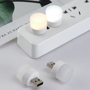 Đèn LED USB Đa Năng, Đèn Ngủ Tiết Kiệm Điện, Đèn LED Đèn Điện Di Động Đèn Ký Túc Xá Học Sinh Đèn Tròn Mini-MERCA