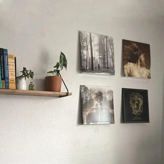 [Vận chuyển nhanh] Kệ CD HAVENLYCO, Giá đỡ hiển thị bản ghi Acrylic treo tường, Giá đỡ bản ghi Vinyl 4 / 7 / 12 inch