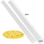 ZENZON 2 Cái Thước Cân Bằng Bánh Quy, Cân Khắc Laser 30cm Bánh Quy Cán Dụng Cụ, Phụ Kiện Làm Bánh Độ Dày Tranasparent Acrylic Cán Pin Hướng Dẫn Dính Bánh Mì