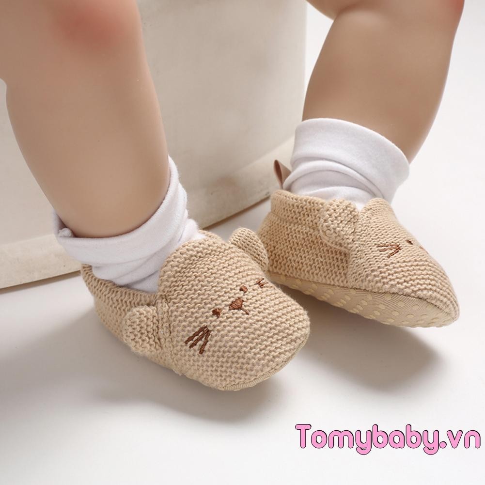 Giày Cotton ChốNg Trơn TrượT Cho Bé Trai / GáI (0-18 TháNg)