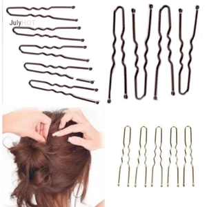 Julyhot 20 Cái / bộ Nữ Hình Chữ U Kẹp Tóc Bobby Chân Kim Loại Barrette Massivedeals