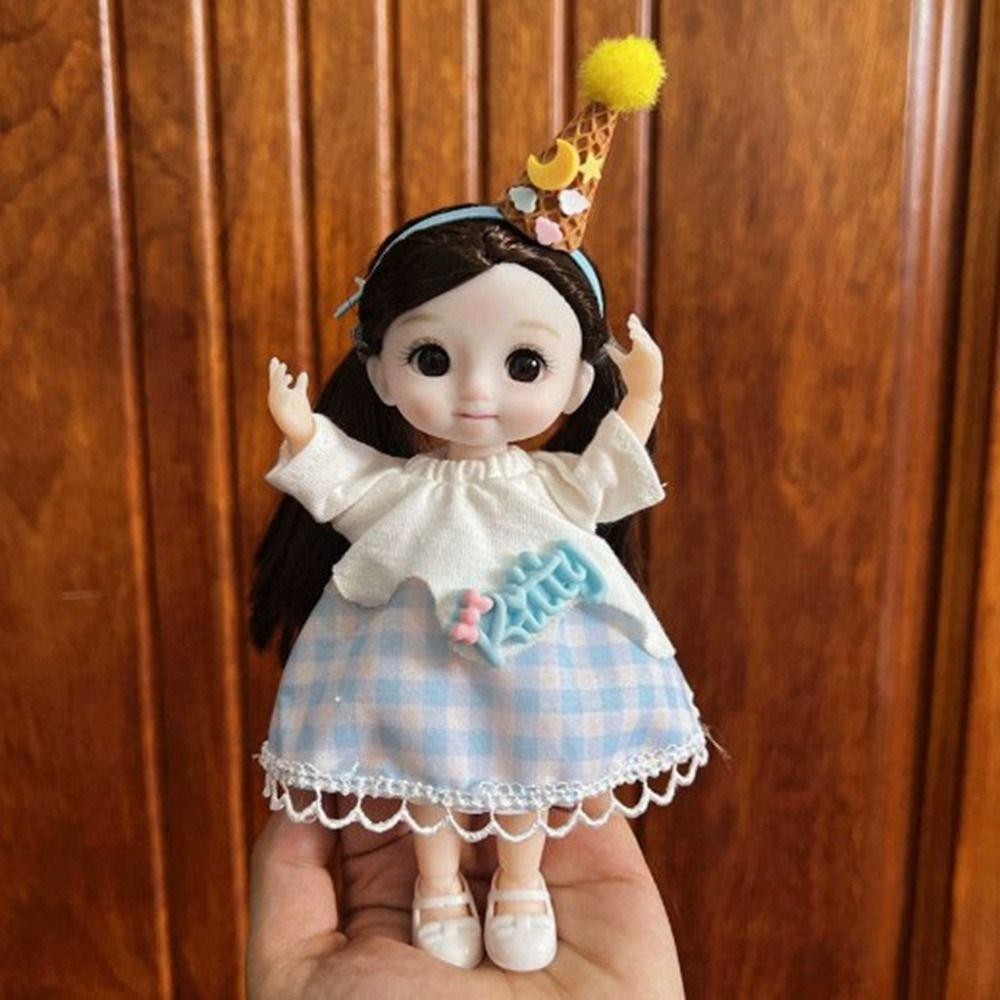 YUUKII Cao Cấp Dress Up, Mini Quà Tặng Tốt Nhất Quần Jeans Áo Thun, Đồ Chơi Bé Gái DIY Thời Trang Búp Bê Váy Phù Hợp Với