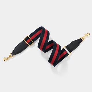 Dây vải thay thế túi xách Gu, rộng 3.8cm, có thể điều chỉnh, dài chéo vai; màu đỏ/xanh dương/xanh lá