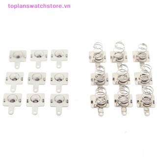 Set 10 Cặp Tấm Lò Xo Kim Loại Thay Thế Cho aa aaa Vna vn
