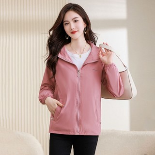 Áo Khoác Hai Lớp Dáng Rộng Phong Cách Thể Thao Thời Trang Xuân Thu Hàng Mới Dành Cho Bạn Nữ