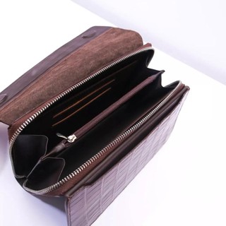 Ví cầm tay Clutch nam Ftt Leather da cá sấu Thái cao cấp