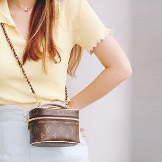 Dây da đeo vai mỏng, dây đeo chéo nano cho túi xách, phụ kiện sửa đổi mở rộng, dùng cho túi mỹ phẩm L&V