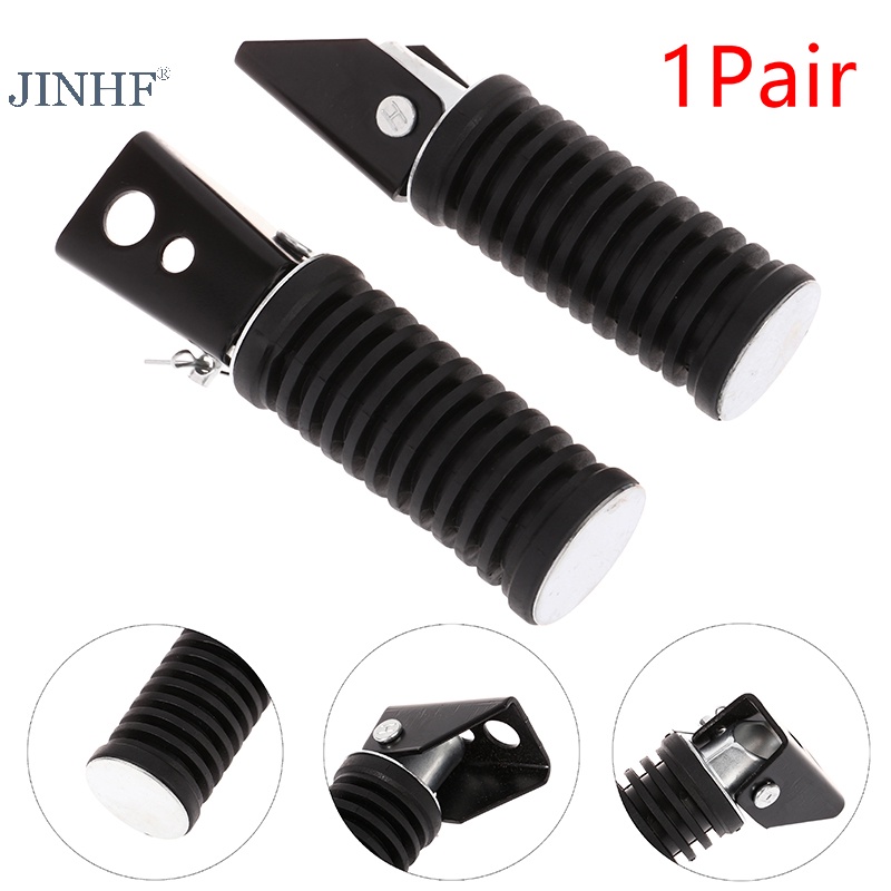 JINHF 2 Chiếc Xe Máy Phía Sau Chân Xe Máy Chốt Chân Tương Thích Với GS125 GN125 Motocross Phụ Kiện Xe Máy Bàn Đạp HOT