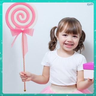 [Sẵn SÀNG] Lollipop Đạo Cụ 2 Chiếc Mô Phỏng Thực Phẩm Mô Phỏng Đồ Chơi Mô Phỏng Kẹo Tôn Trang Trí Bạc Hà Giáng Sinh Trẻ Em