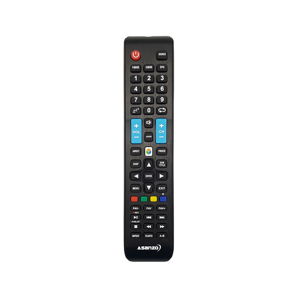 Điều khiển remote từ xa dùng cho Tivi Asanzo 32SL500  43VS6 40VS6 55AG800 32inch 32S200T2 50AG600 32VS9 - tặng pin