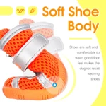 TRUELOVE Set 4 Đôi Giày Thoáng Khí Chống Trượt Có Thể Điều Chỉnh Dành Cho Chó Cỡ Nhỏ / Vừa / Nhỏ / Đi Dạo Ngoài Trời — ảnh 5