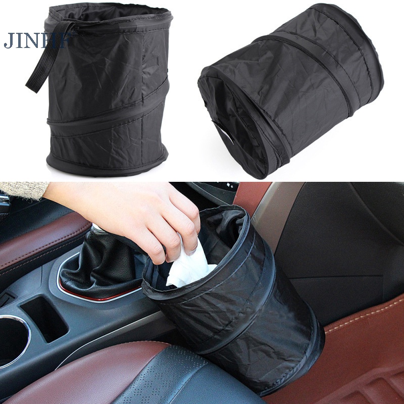 Thùng rác xe hơi JINHF bằng vải oxford chất lượng cao xếp gọn tiện dụng