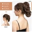 MERIGGIARE Messy Bun Hair Piece, Kẹp tóc tổng hợp nhẹ, Phụ kiện tóc thời trang Phần mở rộng tóc Kiểu dáng tự nhiên Tóc giả tự nhiên Cô gái