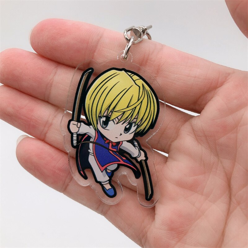 Móc khoá Anime HUNTER×HUNTER Keychain FREECSS Killua Zoldyck Kurapika Anime Manga Phụ Kiện Trang Trí Túi xách Balo