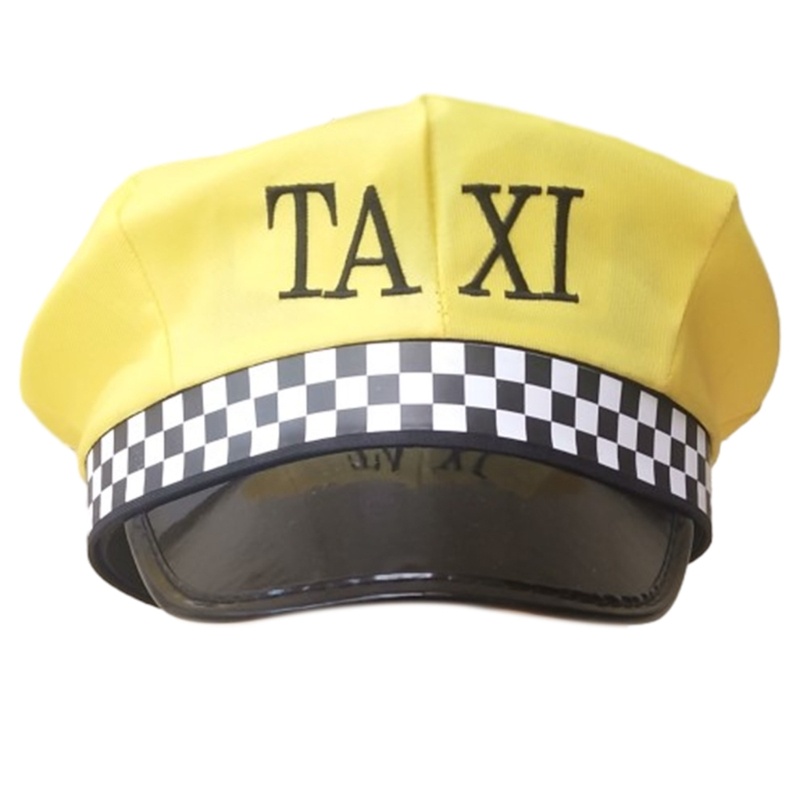 Bầu Trời Thêu Taxi Lái Xe Nón Cho Nữ Nam Cosplay Đảng Nón Lớn Vành Mũ Cho Biểu Diễn Sân Khấu Đảng Độc Thân Hà