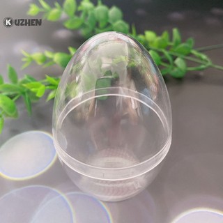 Kuzhen Set 5 Hộp Rỗng Trong Suốt Đựng Mút Trang Điểm Hình Trứng