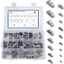 YRBWD 80 Chiếc Bánh Xe Tự Do Đa Năng, Phân Loại Keyway Hình Bán Nguyệt, Bộ Phân Loại Chìa Khóa Nửa Tròn Các Loại Chìa Khóa Cho Chốt Công Nghiệp Cơ Khí