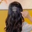 Punk Pentagram Vintage Crystal Star Kẹp Tóc Bông Tai Kẹp Mũ Thời Trang Cho Nữ Cô Gái Tóc Trang Sức Phụ Kiện Mới