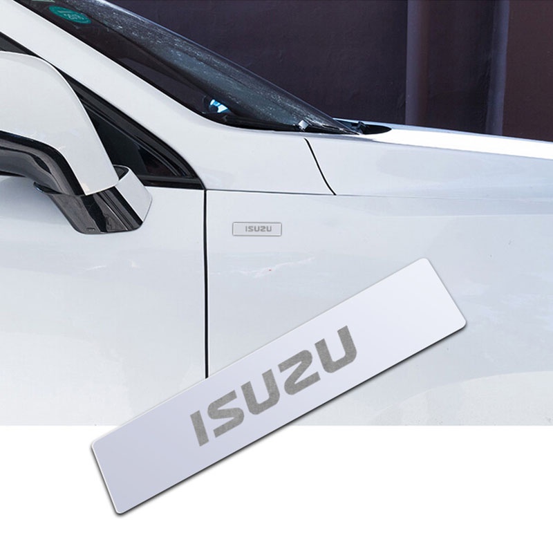 Nhãn Dán logo isuzu 3d Bằng Kim Loại Tráng Gương Trang Trí Xe Hơi elf Trax d-max mu-x trucks