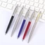 Bút bi ICUCKO, Bấm Tyle Business Fountain Pen, Quà tặng học sinh bằng kim loại sáng tạo với mực xanh / đen Bút Gel nạp lại Quà tặng học sinh