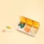 Hộp đựng thuốc ZENZON, Hộp đựng thuốc sáng tạo 3 lưới, Hộp đựng thuốc chống bụi đa năng Hộp phân phối du lịch