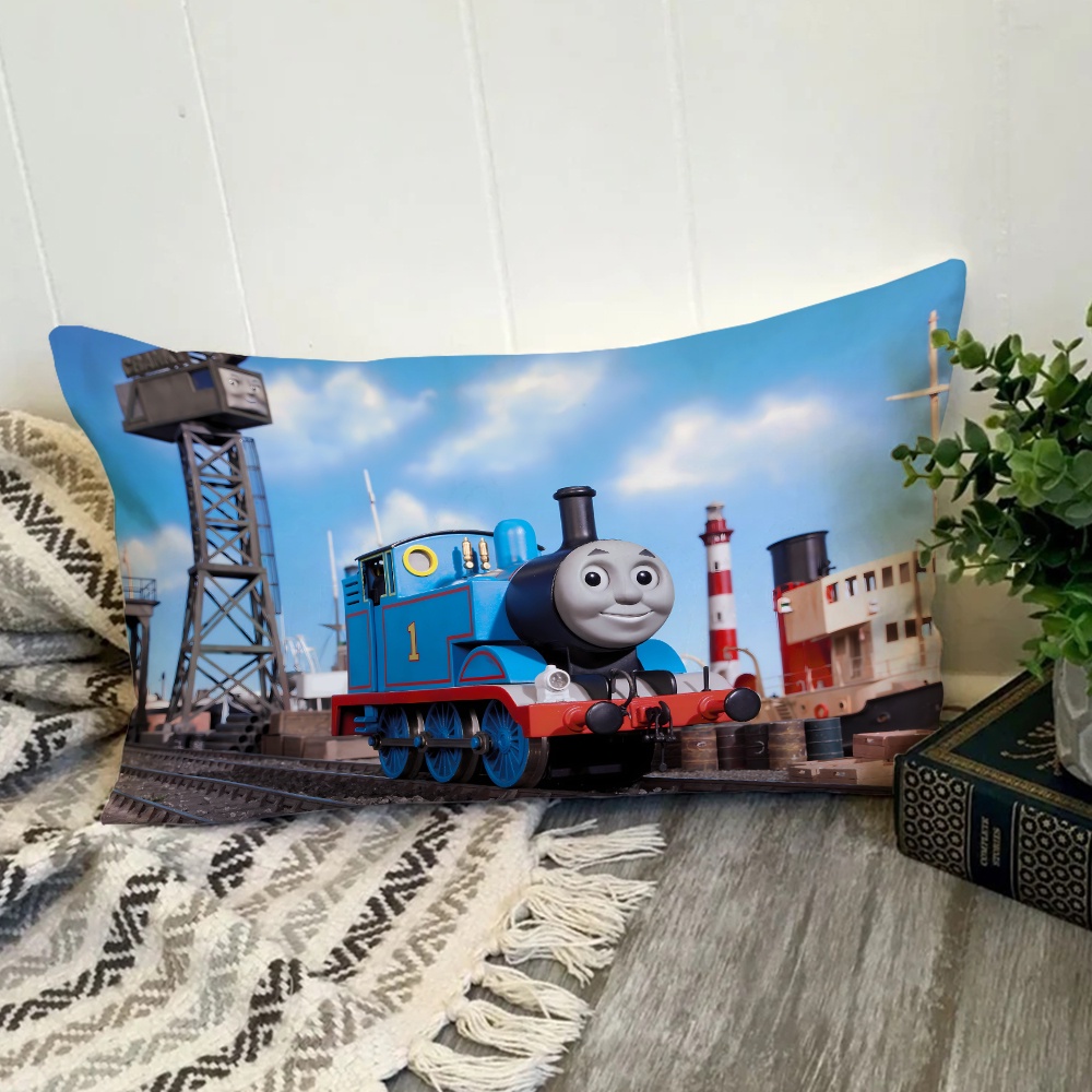 Vỏ Gối Polyester Một Mặt Hình Chữ Nhật In Hình Thomas and His Friends Trang Trí Nhà Cửa (Không Kèm Lõi)