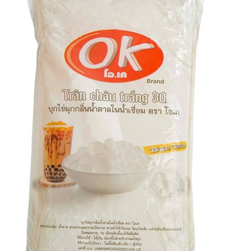 Trân châu 3Q hiệu OK nguyên vị/olong bịch 2kg
