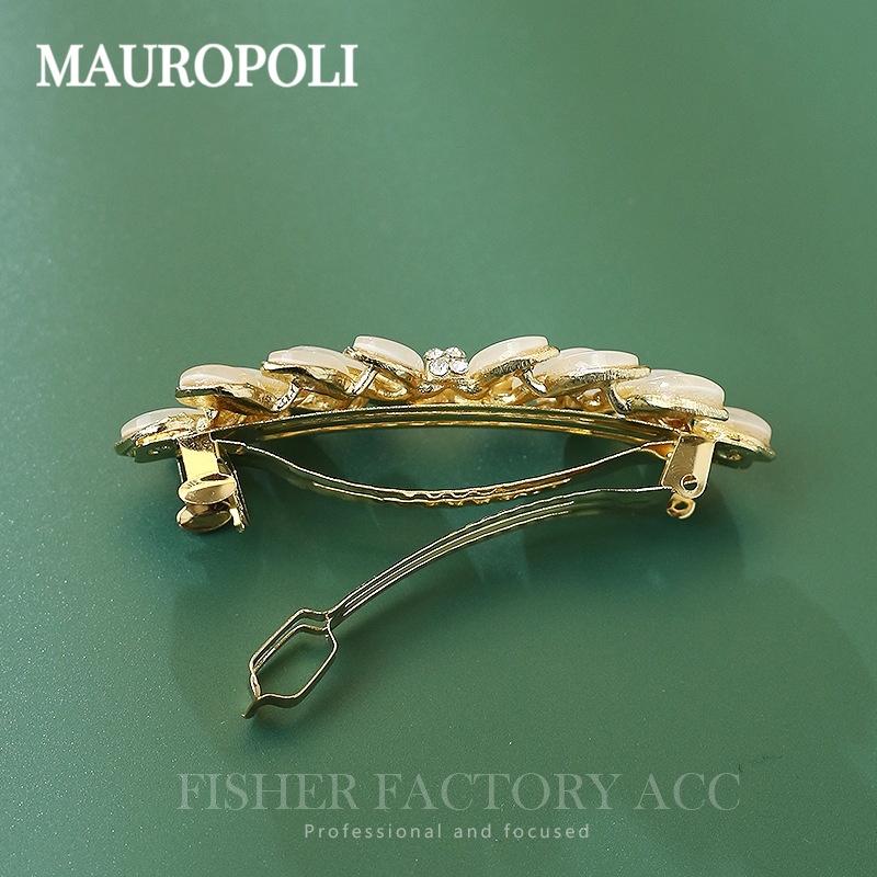 Mauropoli [Hàng Có Sẵn] Kẹp Tóc Hình Nơ Mắt Mèo Phong Cách Hàn Quốc Ngọt Ngào Dễ Phối Đồ
