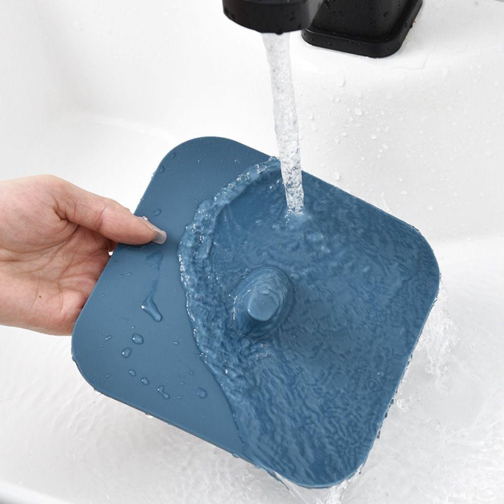 Nắp thoát nước sàn NATURALHM, Nắp ống thoát nước màu xanh xám khử mùi, Nút chặn thoát nước chống côn trùng mềm chống mùi gia đình