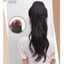 DELMER Tóc giả đuôi ngựa tổng hợp, Dây buộc tóc co giãn Dây buộc tóc Hàn Quốc Đuôi ngựa lượn sóng dài, Phụ kiện tóc xoăn Fasion Tóc đuôi ngựa tự nhiên Cô gái