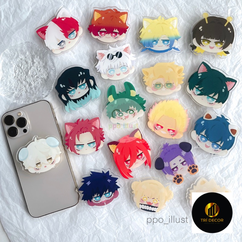 Ppo | Griptok Popsocket blue lock Giá đỡ điện thoại 5cm