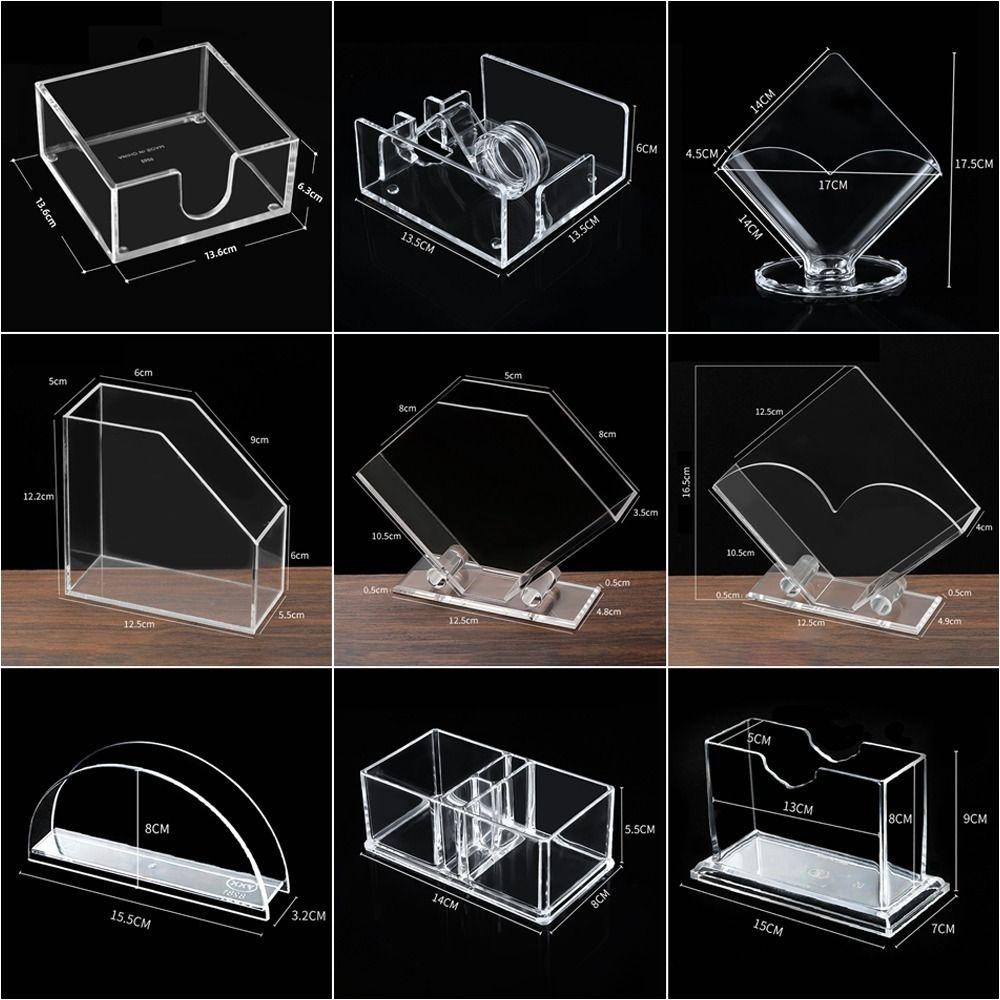Hộp đựng khăn ăn GILL, Hộp đựng khăn giấy thẳng đứng bằng Acrylic trong suốt, Hộp đựng khăn giấy dọc sáng tạo Đảng