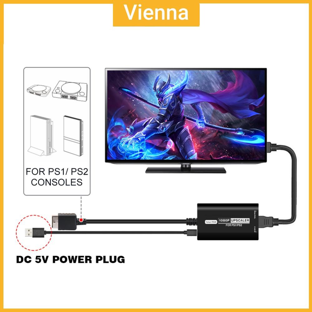 Bộ chuyển đổi RGBS YPbPr Bộ chuyển đổi tương thích HDMI cho PS1 PS ONE ...