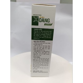 xịt mũi thảo dược ANKA XOANG SPRAy. Xịt Mũi Thảo Dược 20ml Giúp Làm Sạch Dịch nhày, Hỗ Trợ Điều Trị Viêm Mũi Viêm Xoang