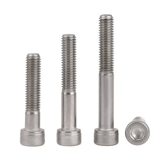 ((LXY) ốc lục giác/ốc lục giác chìm/Ốc Vít Lục Giác inox 304/Ốc Vít  Lục Giác  loa/bulong Lục Giác chìm đầu trụ trơn M3 / M4 / M5 / M6 / M8 / M10 / M12 * L: 25-150mm (RM-VN-1)