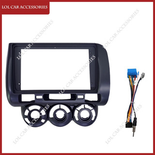 LCA 9 Inch Dành Cho Xe HONDA Fit Jazz City 2004-2007 Radio Car Android MP5 Player Vỏ Khung 2Din Đầu Đơn Vị Fascia Dash Cover