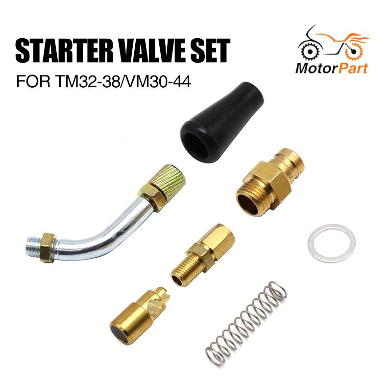MOTOPARTS SHOP Mikuni Cable Carburetor Starter Plunger Kit Choke Conversion Set for Mikuni TM