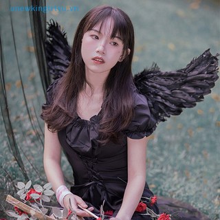 Unewtyu 1 Thiên Thần Trắng Đen Người Lớn Trẻ Em Quà Tặng Sinh Nhật Cosplay VN