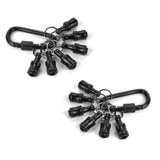POCKETN 6Pack 1 / 4 "Chuôi lục giác, Bộ phận dụng cụ khoan điện Giá đỡ mũi tuốc nơ vít, Chuyển đổi chất lượng cao Thanh mở rộng phát hành nhanh đa chức năng ngoài trời