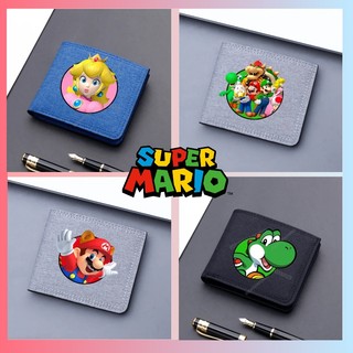 [Hàng Tại Chỗ] Ví Đựng Thẻ Tín Dụng Và Tiền Xu mini Dòng Trò Chơi super mario bros Có Khóa Kéo Phổ Biến Cho Bé Trai Và Bé Gái